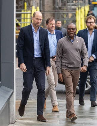 December 9, 2025, London, England, United Kingdom: Prince of Wales WILLIAM arrives at Centrepoint Offices in east London to mark 20th anniversary as patron. London United Kingdom - ZUMAs262 20251209_zip_s262_019 Copyright: xTayfunxSalcix