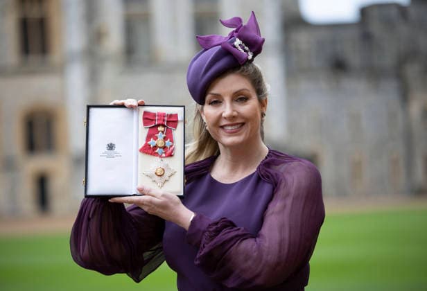 . 09 12 2025. Windsor , United Kingdom. Dame Penny Mordaunt with her damehood after an Investiture at Windsor Castle, United Kingdom.  xStephenxLockx xi-Imagesx IIM-26443-0017
