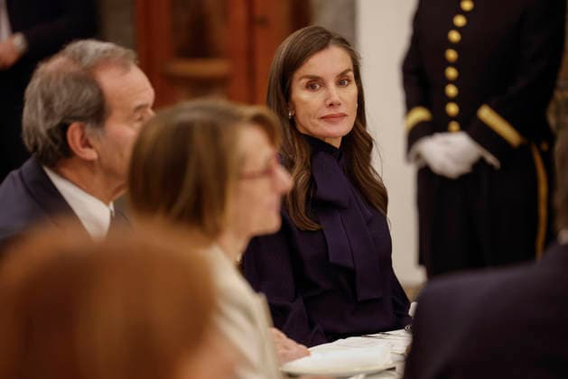 King Felipe VI and Queen Letizia attend the luncheon after the annual meeting of the Cervantes Institute Patronage in Aranjuez town, Madrid province, central Spain, 09 December 2025. Annual meeting of the Cervantes Institute Patronage !ACHTUNG: NUR REDAKTIONELLE NUTZUNG!  Copyright: xChemaxMoyax GRAF838 20251209-55018778728_1