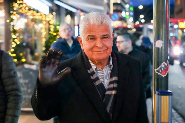 Nobels fredspris 2025 Oslo 20251209. Panamas president JosÃ Raul Mulino i Oslo tirsdag ettermiddag i forbindelse med utdelingen av Nobels Fredspris 2025. Den venezuelanske opposisjonslederen Maria Corina Machado far prisen for sitt utrettelige arbeid for a sikre demokratiske rettigheter for folket i Venezuela, og for sin kamp for en rettferdig og fredelig overgang fra diktatur til folkestyre. Foto: Ole Berg-Rusten NTB Foto: Ole Berg-Rusten NTB Oslo Norge kxpSoVFGJzM EDITORIAL USE ONLY Ref:_BNCkxpSoVFGJzM.jpg Copyright: xOlexBerg-Rustenx xNTBx