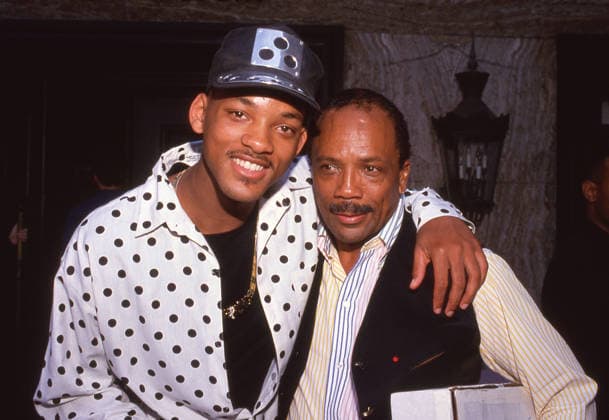 Will Smith and Quincy Jones 1990 Copyright: xRalphxDominguez MediaPunchx