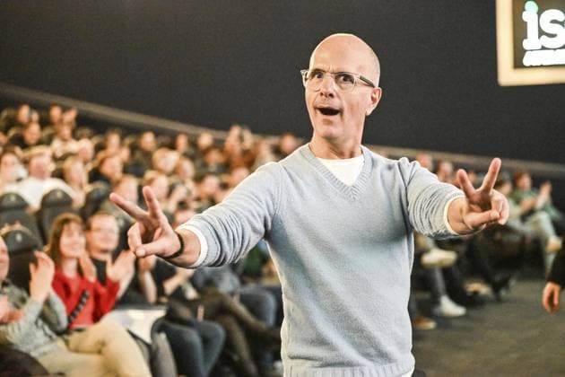 Stromberg Kino Tour im Revier - von Mülheim bis Dortmund mit u.a. C.M. Herbst und Bjärne Mädel ** NUR FÜR REDAKTIONELLE ZWECKE ** EDITORIAL USE ONLY **<p>Schauspieler Christoph Maria Herbst am Dienstag, 09. Dezember 2025 bei der Stromberg Kino Tour im UCI in Bochum. Deutschland NRW Bochum Copyright: VladimirxWegener