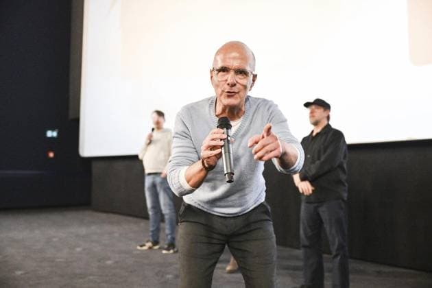 Stromberg Kino Tour im Revier - von Mülheim bis Dortmund mit u.a. C.M. Herbst und Bjärne Mädel ** NUR FÜR REDAKTIONELLE ZWECKE ** EDITORIAL USE ONLY **<p>Schauspieler Christoph Maria Herbst am Dienstag, 09. Dezember 2025 bei der Stromberg Kino Tour im UCI in Bochum. Deutschland NRW Bochum Copyright: VladimirxWegener