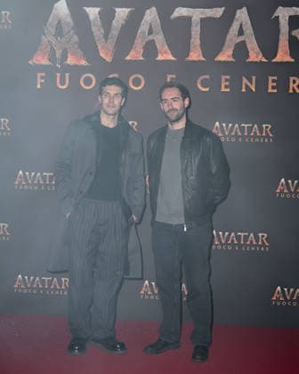 Melzo, Avatar Fire and Ashes Italian Premiere at the Arcadia Cinema. Pictured: Roberto Bolle, Jacopo Tissi  Copyright: xManuelexMangiarottix xipa-agency.netx xManuelexMangiarottix IPA_Agency_IPA68968525