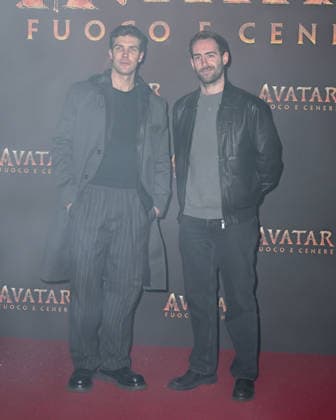 Melzo, Avatar Fire and Ashes Italian Premiere at the Arcadia Cinema. Pictured: Roberto Bolle, Jacopo Tissi  Copyright: xManuelexMangiarottix xipa-agency.netx xManuelexMangiarottix IPA_Agency_IPA68968526