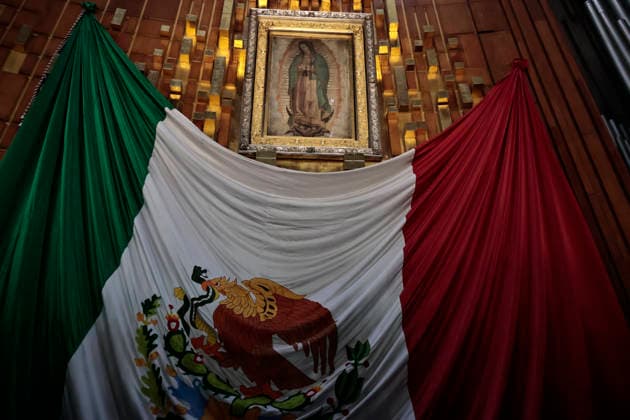 December 9, 2025, Mexico, Cdmx, Mexico: The largest Catholic celebration in Mexico is the Day of Our Lady of Guadalupe, celebrated on December 12th, her birthday. Thousands of pilgrims begin arriving from all over the country to thank the Virgin of Guadalupe for all the miracles she has granted to the faithful. They also come simply to express gratitude for health, employment, and financial security. The Basilica s courtyard begins to fill with pre-Hispanic dancers, musicians, processions, and even people making floral arrangements in honor of Our Lady of Guadalupe. For many, the diversity and combination of traditions and beliefs stem from the arrival of the Spanish, who imposed the Catholic religion and forced the Mexica people to abandon - ZUMAp204 20251209_zip_p204_109 Copyright: xJosuexPerezx