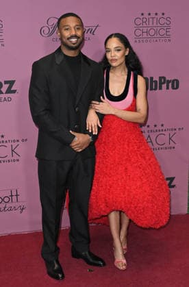 The Critics Choice Association™s 8th Annual Celebration of Black Cinema & Television Michael B. Jordan and Tessa Thompson arriving at The Critics Choice Association™s 8th Annual Celebration of Black Cinema & Television held at the Fairmont Century Plaza on December 9, 2025 in Century City, Ca. Century City Fairmont Century Plaza California USA Copyright: xLeexWatt AFF-USA.COMx