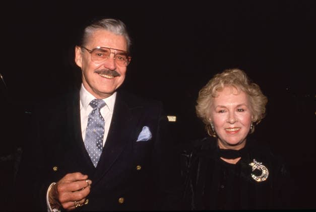 Doris Roberts and Jack Betts attend The Cocktail Hour play opening, LA, California, April 19, 1990 Copyright: xRalphxDominguez MediaPunchx