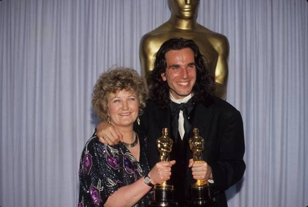 DANIEL DAY LEWIS with Brenda Fricker at Oscar Academy Awards 1990 f9653 Copyright: xRalphxDominguez MediaPunchx