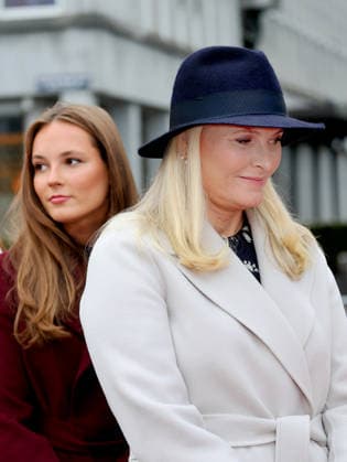 10-12-2025 Oslo Princess Mette-Marit and Princess Ingrid Alexandra attended the Save the Children Peace Prize celebration to Nobel Peace Prize Laureates Maria Corina Machado with her daughter Ana Corina Sosa outside the Nobel Peace Center in Oslo. Â  Copyright: xPPEx