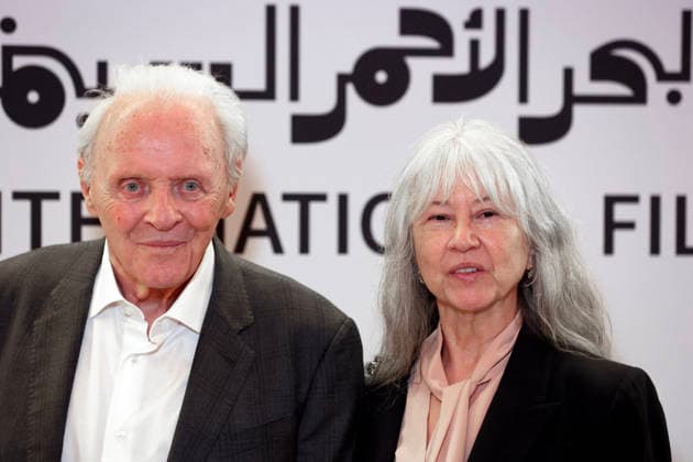 Sir Anthony Hopkins at Red Sea Film Festival - Jeddah Sir Anthony Hopkins and his wife Stella Arroyave attend the 5th edition of Red Sea International Film Festival, in Jeddah, Saudi Arabia, on December 10, 2025. Photo by Balkis Press ABACAPRESS.COM Jeddah Saudi Arabia  Copyright: xBalkisxPress ABACAx