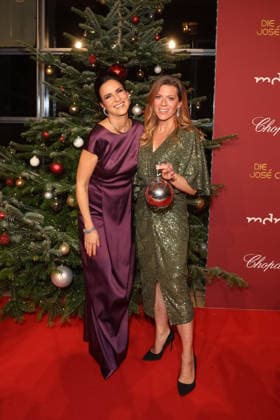 Spenden Gala - 31. Jose Carreras Gala - Maja Weber und Nele Kiper bei der 31. Jose Carreras Gala in der Mediacity Leipzig am 10.12.2025. Copyright: xEventpressxKochanx