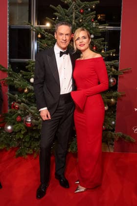 Spenden Gala - 31. Jose Carreras Gala - Sven Lohrig und Stephanie Müller-Spirra bei der 31. Jose Carreras Gala in der Mediacity Leipzig am 10.12.2025. Copyright: xEventpressxKochanx