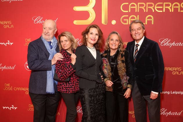 Spenden Gala - 31. Jose Carreras Gala - LÃ a Linster und Artur Mas bei der 31. Jose Carreras Gala in der Mediacity Leipzig am 10.12.2025. Copyright: xEventpressxKochanx