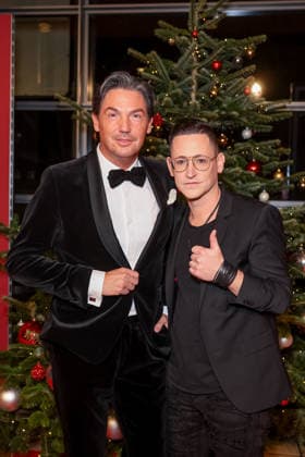 Spenden Gala - 31. Jose Carreras Gala - Jan Pascal und Alexander Killian (Cafe del Mundo) bei der 31. Jose Carreras Gala in der Mediacity Leipzig am 10.12.2025. Copyright: xEventpressxKochanx