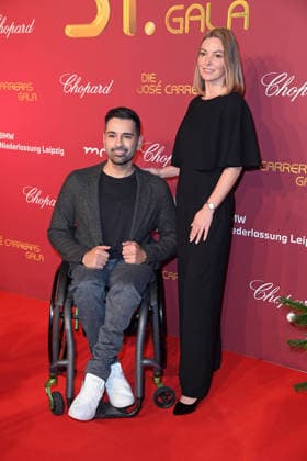 Tan Caglar mit Freundin Nadja Bergmann - 31. JOSE CARRERAS GALA in der Media City in Leipzig am 10.12.2025