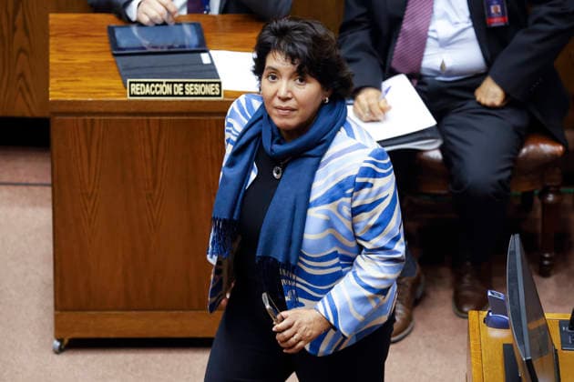 Valparaiso, December 10, 2025 Yasna Provoste during the Senate session Sebastian Cisternas Aton Chile, Valparaiso Chile Aton 1110878  Copyright: SEBASTIANxCISTERNAS xATONxCHILE