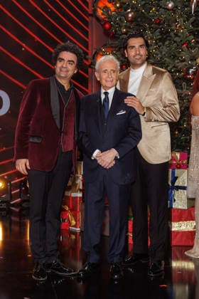 Spenden Gala - 31. Jose Carreras Gala - Rolando Villazon, Jose Carreras und Jonathan Tetelman bei der 31. Jose Carreras Gala in der Mediacity Leipzig am 10.12.2025. Copyright: xEventpressxKochanx