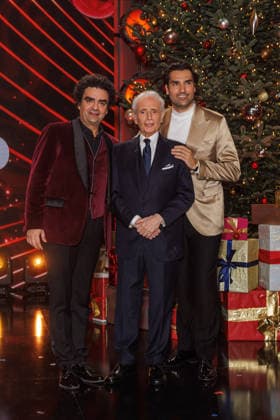 Spenden Gala - 31. Jose Carreras Gala - Rolando Villazon, Jose Carreras und Jonathan Tetelman bei der 31. Jose Carreras Gala in der Mediacity Leipzig am 10.12.2025. Copyright: xEventpressxKochanx