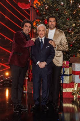 Spenden Gala - 31. Jose Carreras Gala - Rolando Villazon, Jose Carreras und Jonathan Tetelman bei der 31. Jose Carreras Gala in der Mediacity Leipzig am 10.12.2025. Copyright: xEventpressxKochanx