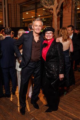 Spenden Gala - 31. Jose Carreras Gala - Robert Lohr und Anett Pötzsch-Rauschenbach bei der 31. Jose Carreras Gala in der Mediacity Leipzig am 10.12.2025. Copyright: xEventpressxKochanx