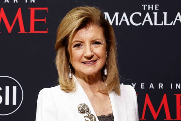 Arianna Huffing arrives on the red carpet when TIME Celebrates A Year In TIME at Current at Chelsea Piers on Wednesday, December 10, 2025 in New York City.  NYP20251210121 JohnxAngelillo