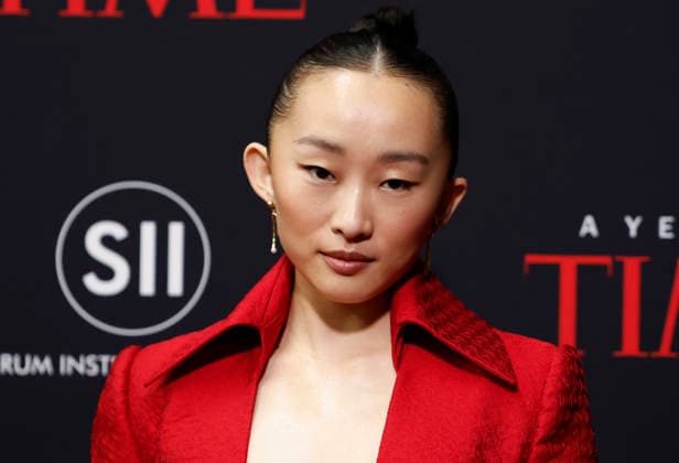 Ji-young Yoo arrives on the red carpet when TIME Celebrates A Year In TIME at Current at Chelsea Piers on Wednesday, December 10, 2025 in New York City.  NYP20251210138 JohnxAngelillo