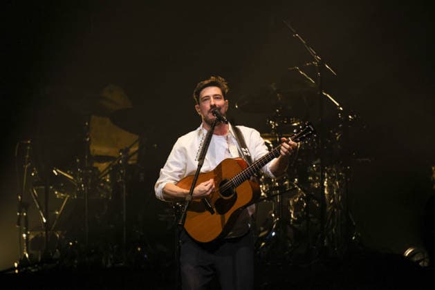 Mumford and Sons at The O2 Arena on their Rushmere Tour 10th December 2025 Marcus Mumford of Mumford and Sons at The O2 Arena, London United Kingdom on their Rushmere Tour 10th December 2025, Credit:Ray Hill Avalon  Copyright: xRayxHillx xAvalonx 1058272840