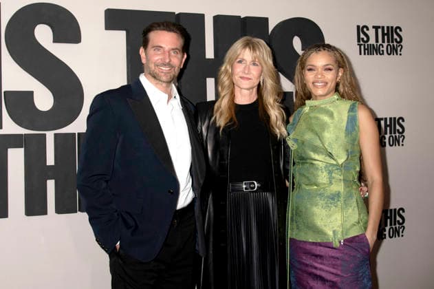 Bradley Cooper, Laura Dern und Andra Day beim Special Screening des Kinofilms Is This Thing On? im DGA Theater. New York, 10.12.2025