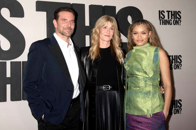 Bradley Cooper, Laura Dern und Andra Day beim Special Screening des Kinofilms Is This Thing On? im DGA Theater. New York, 10.12.2025