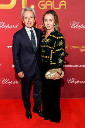 ABBleipzig: Albert Carreras und Ingrid Salvado zu Gast auf dem roten Teppich bei der 31.Jose Carreras Gala in der Media City Leipzig, am 10.12.25 Sachsen Deutschland