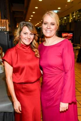 ABBleipzig: Louise Bähr Baehr und Ulrike Serini zu Gast auf dem roten Teppich bei der 31.Jose Carreras Gala in der Media City Leipzig, am 10.12.25 Sachsen Deutschland