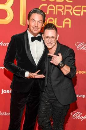 ABBleipzig: Jan Pascal ( Cafe del Mundo) und Alexander Kilian ( Cafe del Mundo) zu Gast auf dem roten Teppich bei der 31.Jose Carreras Gala in der Media City Leipzig, am 10.12.25 Sachsen Deutschland