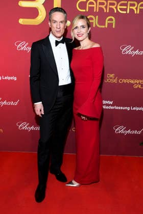 Sven Lorig und Stephanie Müller-Spirra anlässlich der JosÃ Carreras Gala in der Media City Leipzig, Leipzig den 10.12.25 Berlin Deutschland Germany