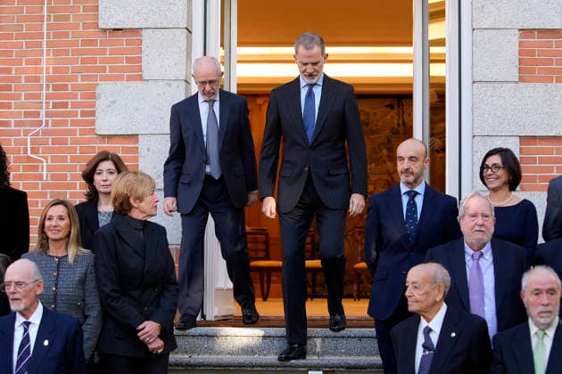 King Felipe VI of Spain receives in audience a delegation from the new Council of the Organization of Consumers and Users (OCU), on the occasion of its 50th anniversary. December 11, 2025. (2025121104)
