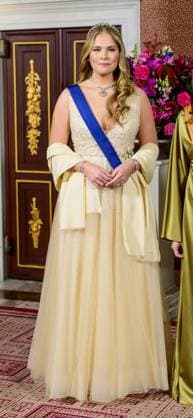 Amsterdam, The Netherlands, 2025-12-11 19:30:35 AMSTERDAM, 11-12-2025, Royal Palace Amsterdam. State visit of the President of Finland, Alexander Stubb, to the Netherlands. He is accompanied by his wife, Suzanne Innes-Stubb. The Royal Couple is hosting a state banquet at the Royal Palace Amsterdam. King Willem-Alexander and the President of Finland will deliver speeches. Princess Amalia will also be present. PHOTO: NLBeeld POOL Mischa Schoemaker Credit: NL Beeld Patrick van Emst  Copyright: xx x