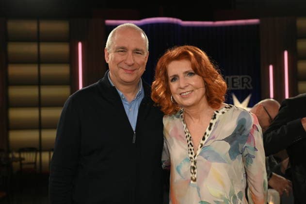 Handballtrainer Thomas Floethe und Sportjournalistin Monica Lierhaus zu Gast in der WDR Talkshow Kölner Treff