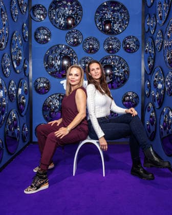 Eröffnung - Bubble Planet Das Erlebnismuseum - Regina Halmich und Katrin Wrobel bei der Eröffnung Bubble Planet Das Erlebnismuseum für alle Sinne in der Arena Berlin am 11.12.2025. Copyright: xEventpressxKochanx
