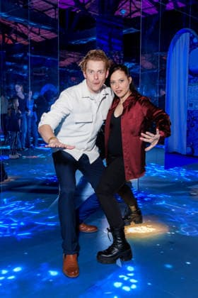 Eröffnung - Bubble Planet Das Erlebnismuseum - Johannes Heinrichs und Nadja Jo Klapper bei der Eröffnung Bubble Planet Das Erlebnismuseum für alle Sinne in der Arena Berlin am 11.12.2025. Copyright: xEventpressxKochanx