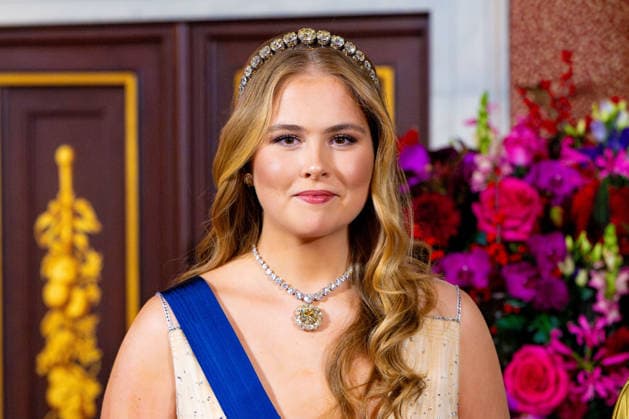 State visit of Finland to the Netherlands, Amsterdam, The Netherlands - 11 Dec 2025 Princess Amalia during the state banquet at the Royal Palace in Amsterdam during the state visit of Finland to the Netherlands. Amsterdam The Netherlands  Copyright: xMischaxSchoemakerx