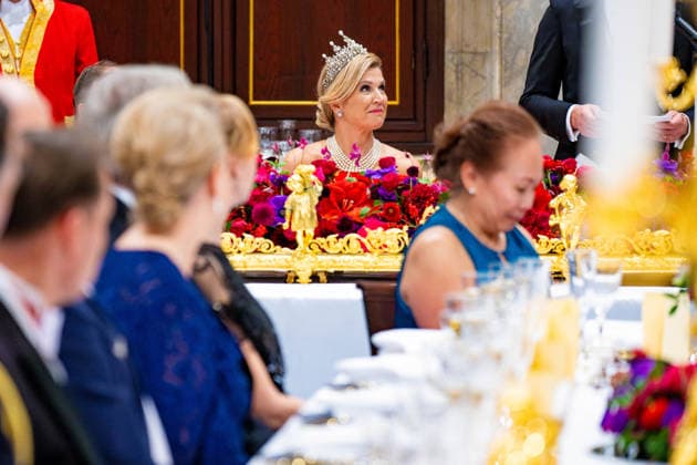 State visit of Finland to the Netherlands, Amsterdam, The Netherlands - 11 Dec 2025 Queen Maxima during the state banquet at the Royal Palace in Amsterdam during the state visit of Finland to the Netherlands. Amsterdam The Netherlands  Copyright: xMischaxSchoemakerx