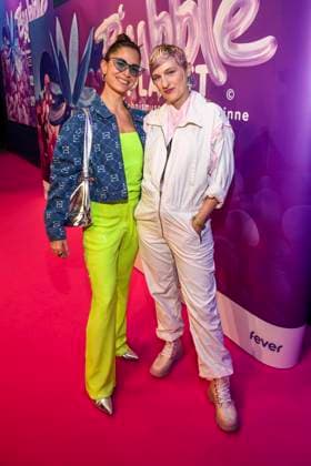 ABBberlin: Zora Alber und Luise Zuecker zu Gast bei der Eroeffnung von Bubble Planet Das Erlebnismuseum fuer alle Sinne in der Arena Berlin 11.12.2025 Berlin Deutschland