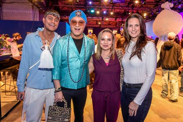 ABBberlin: Marcell Damaschke, Julian F. M. Stoeckel, Regina Halmich und Katrin Wrobel zu Gast bei der Eroeffnung von Bubble Planet Das Erlebnismuseum fuer alle Sinne in der Arena Berlin 11.12.2025 Berlin Deutschland