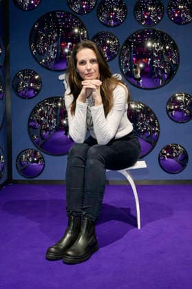Katrin Wrobel bei der Ausstellungseröffnung Bubble Planet - Das Erlebnismuseum für alle Sinne in der Arena Berlin. Berlin, 11.12.2025