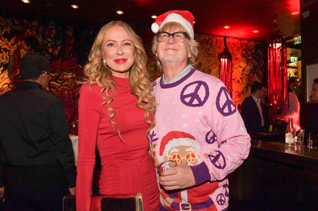 Jenny Elvers und Martin Krug bei Cathy™s Charity Christmas & Living Hotel Das Viktualienmarkt. München, 11.12.2025