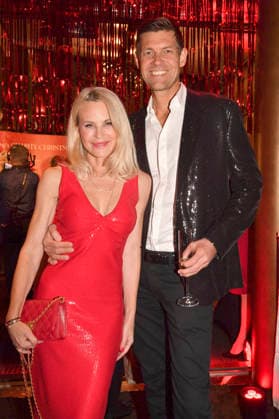 Sonja Kiefer und Cedric Schwarz bei Cathy™s Charity Christmas & Living Hotel Das Viktualienmarkt. München, 11.12.2025