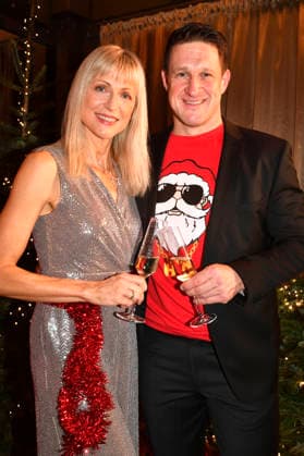 Matthias Steiner mit Ehefrau Inge Steiner bei Cathy™s Charity Christmas & Living Hotel Das Viktualienmarkt. München, 11.12.2025