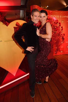 Christian Polanc und Laura Brand beim Cathy s Charity Christmas Event im Living Hotel Das Viktualienmarkt am 11.12.2025 in Muenchen Cathy Hummels Charity Christmas Event in Muenchen