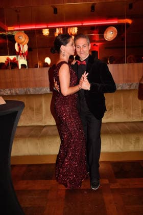 Christian Polanc und Laura Brand beim Cathy s Charity Christmas Event im Living Hotel Das Viktualienmarkt am 11.12.2025 in Muenchen Cathy Hummels Charity Christmas Event in Muenchen
