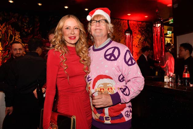 Jenny Elvers und Martin Krug beim Cathy s Charity Christmas Event im Living Hotel Das Viktualienmarkt am 11.12.2025 in Muenchen Cathy Hummels Charity Christmas Event in Muenchen